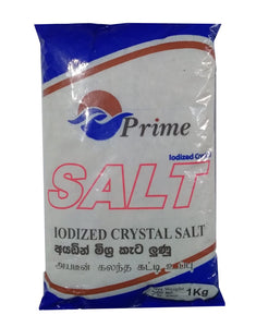 Prime Iodized Crystal Salt (ලුණු කැට) 1kg