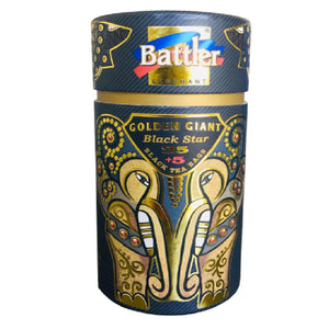 Battler - TUBE Caddy (30*2g)Tea Bags Canisters - Black Star