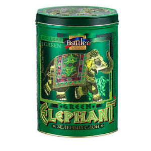 Battler - Tin Caddy - Ceylon Green tea OPA - Green Elephant       100g