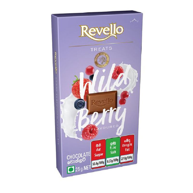 Revello Treats Wild Berry (Chocolate) 25g