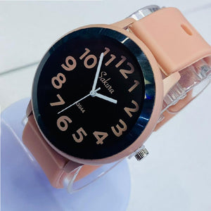 Unisex Watches With Rubber Strap