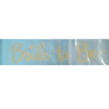 Load image into Gallery viewer, Bride To Be Satin Sash    (Silver)
