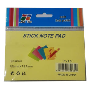 Sticky Note 5 *3 JT-AS  Single Color