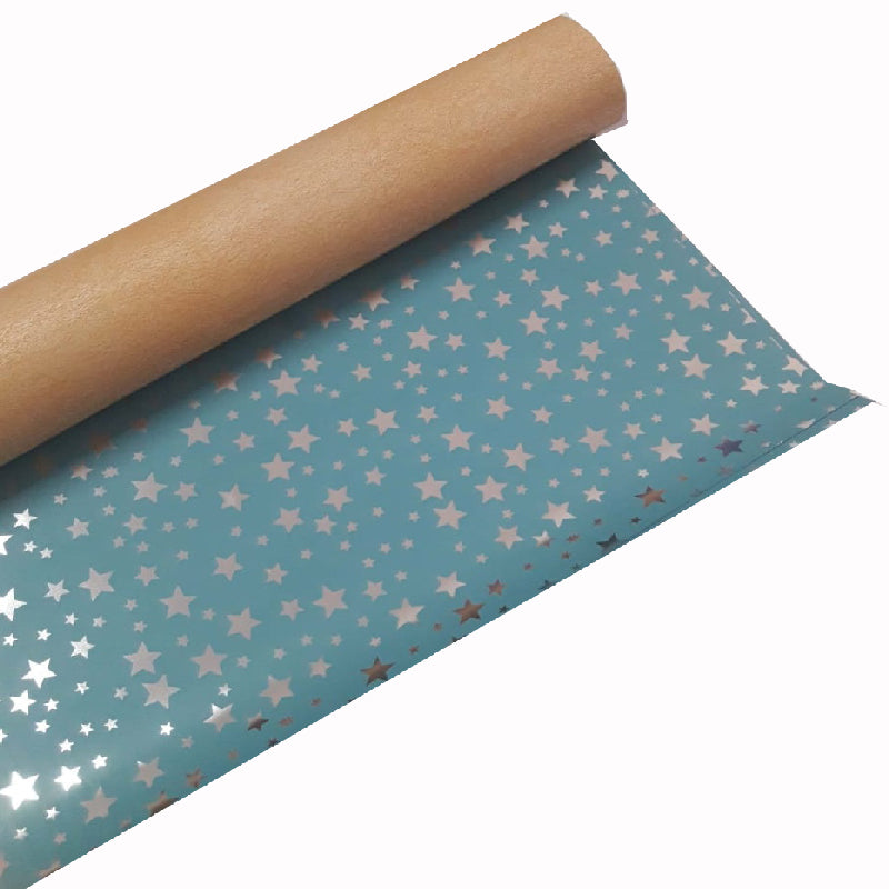 Wrapping Paper (Light Blue Star)