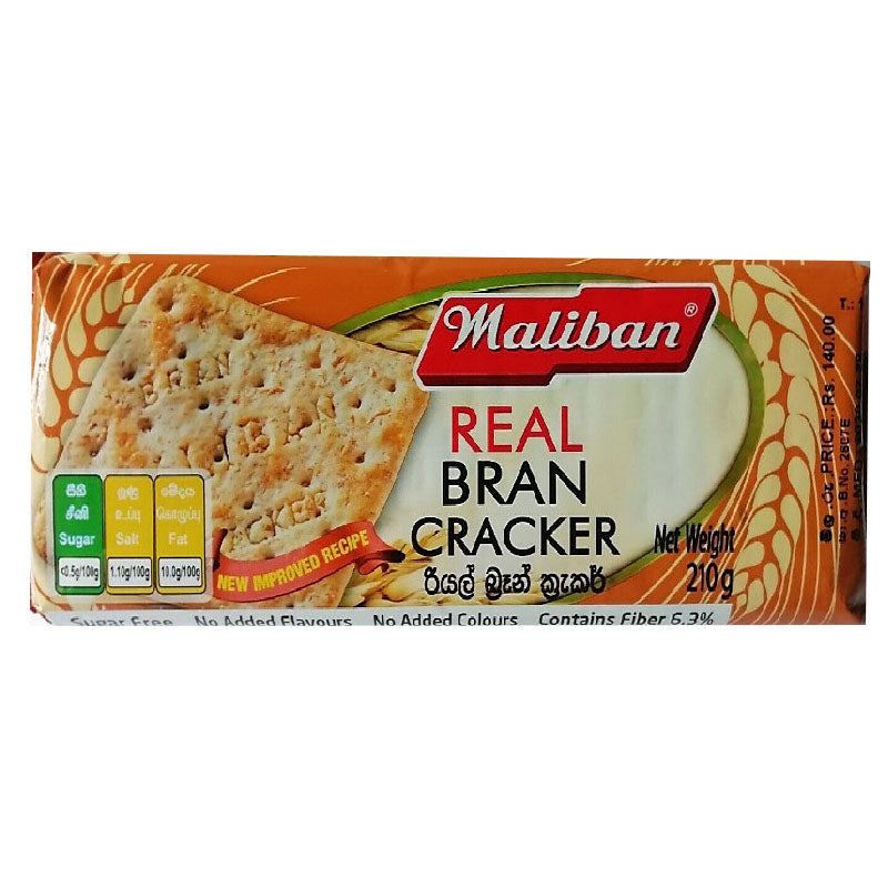 Maliban Real Bran Crackers - 210g