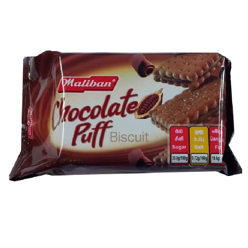 Maliban Chocolate Puff - 100g