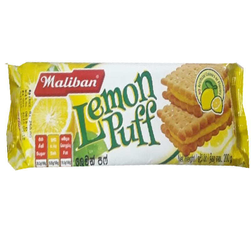 Maliban Lemon Puff - 200g