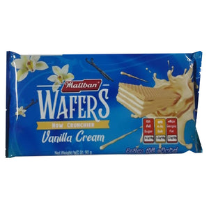 Maliban Wafers Vanilla  Cream Biscuit - 90g