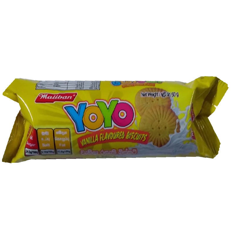 Maliban YoYo Vanila Biscuit  - 50g