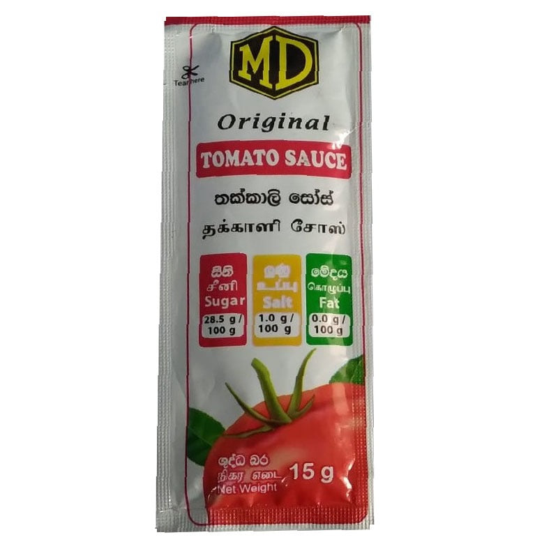 MD තක්කාලි සෝස් මල්ල 15g