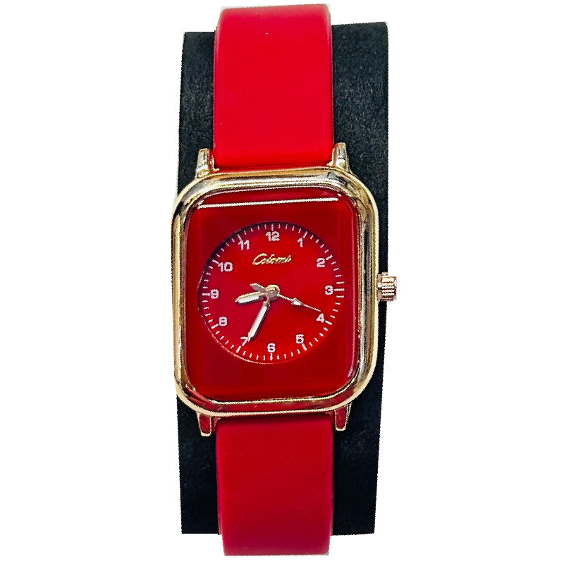 Rubber Strap ladies watch