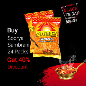 Soorya Sambrani  -  40% Off  &  01 Pack free