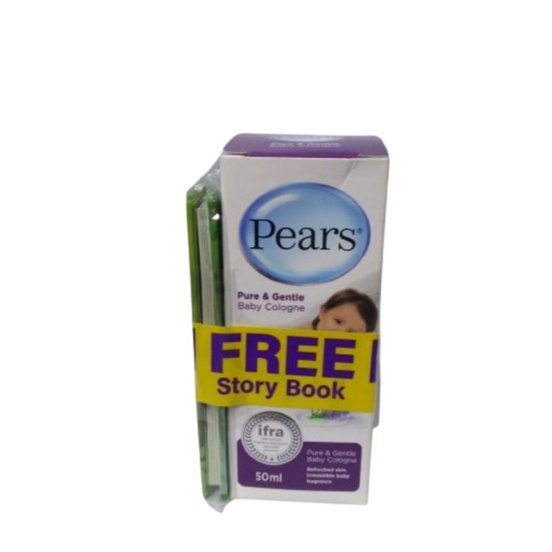 Pears Pure & Gentle Baby Cologne 50ml (FREE Story Book)