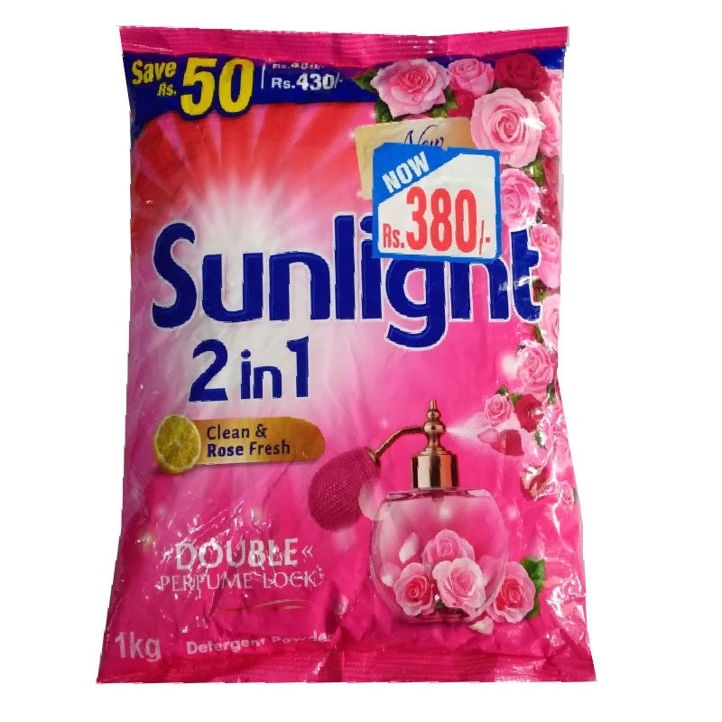 Sunlight Detergent Powder Lemon & Rose 1kg