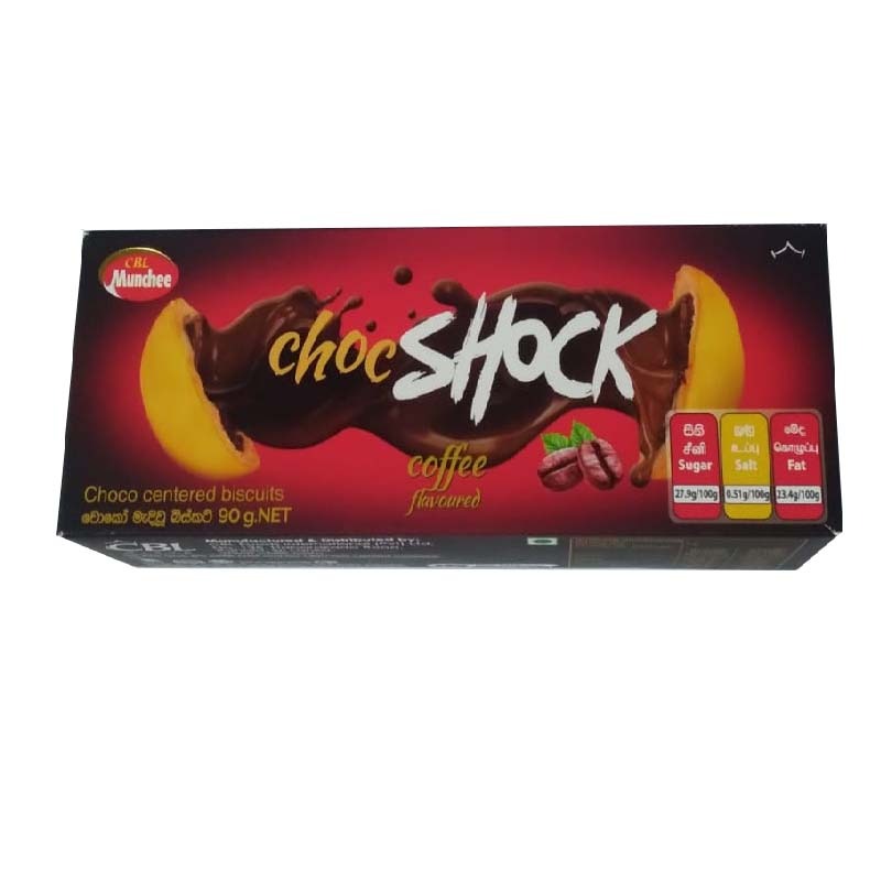 Munchee Chock Shock Coffee Flavoured 90g – SUN ONLINE