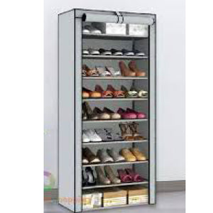 09 Layer Shoe Rack  (Gray)