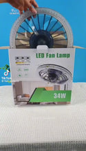 Load and play video in Gallery viewer, Fan &amp; Lamp with a Remote
