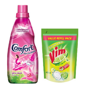 Comfort Fabric Conditioner (Pink) 860ml FREE (Vim Liquid 450ml Pouch)