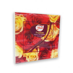 Flora Premium Paper Serviette 10 Sheets