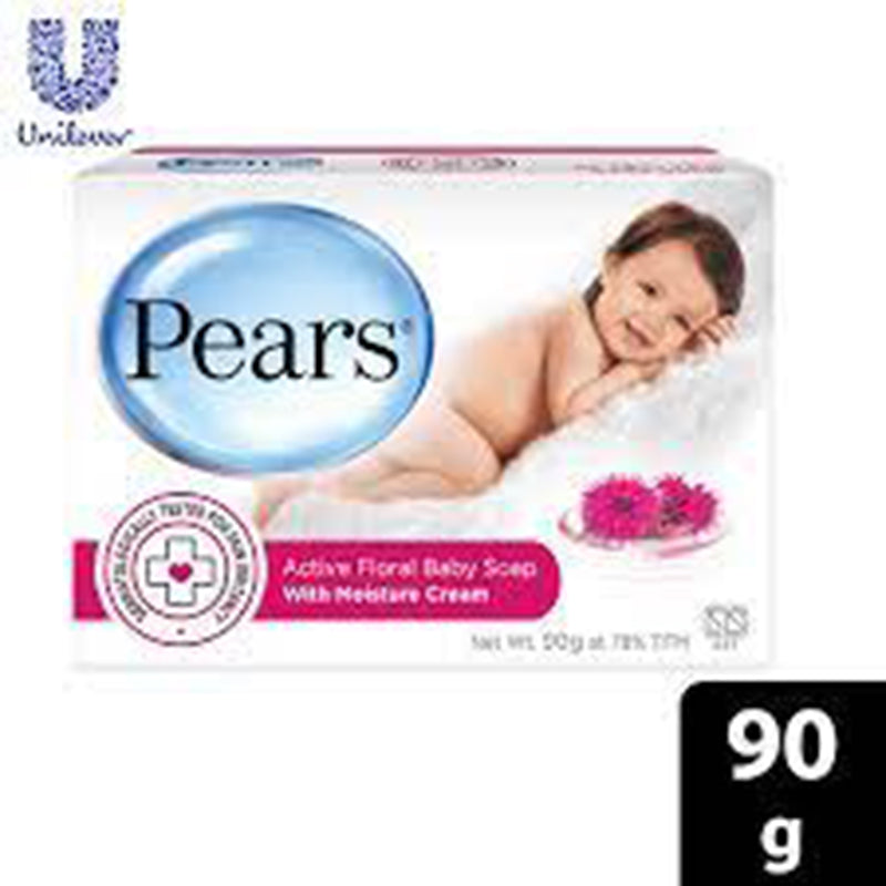 Pears Active Floral Baby Soap 90g