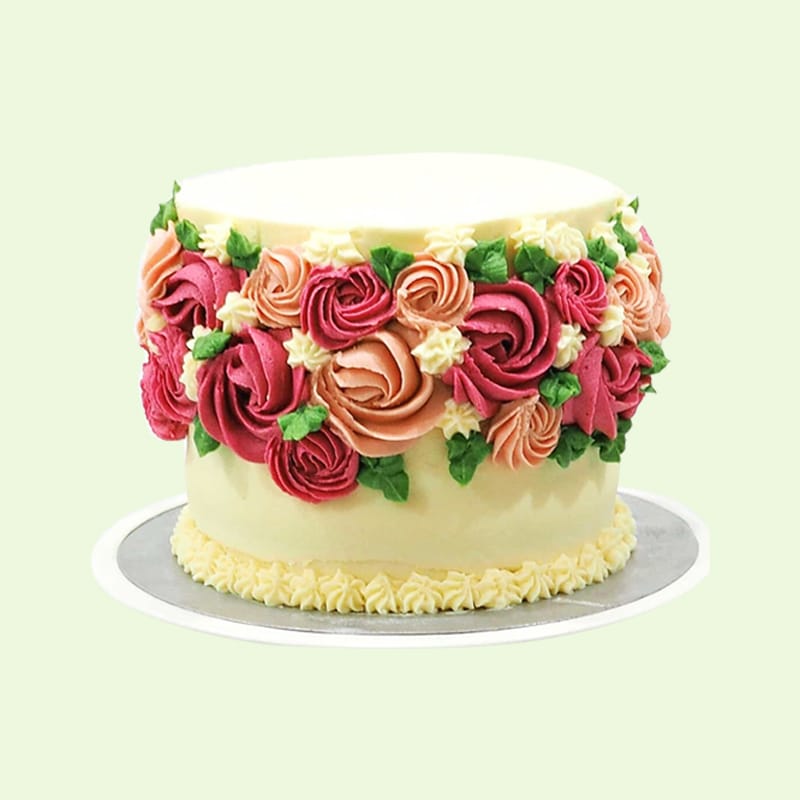 Poinsettia Garland Edible Icing Cake Ribbon / Side Strips – Sprinkles &  Toppers Ltd